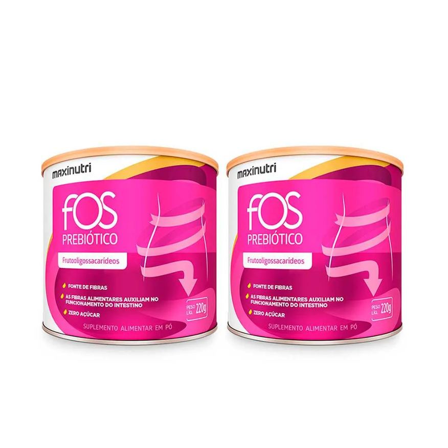 Maxinutri Kit 2 Fos Prebióticos Fibra Reguladora Intestinal 220g