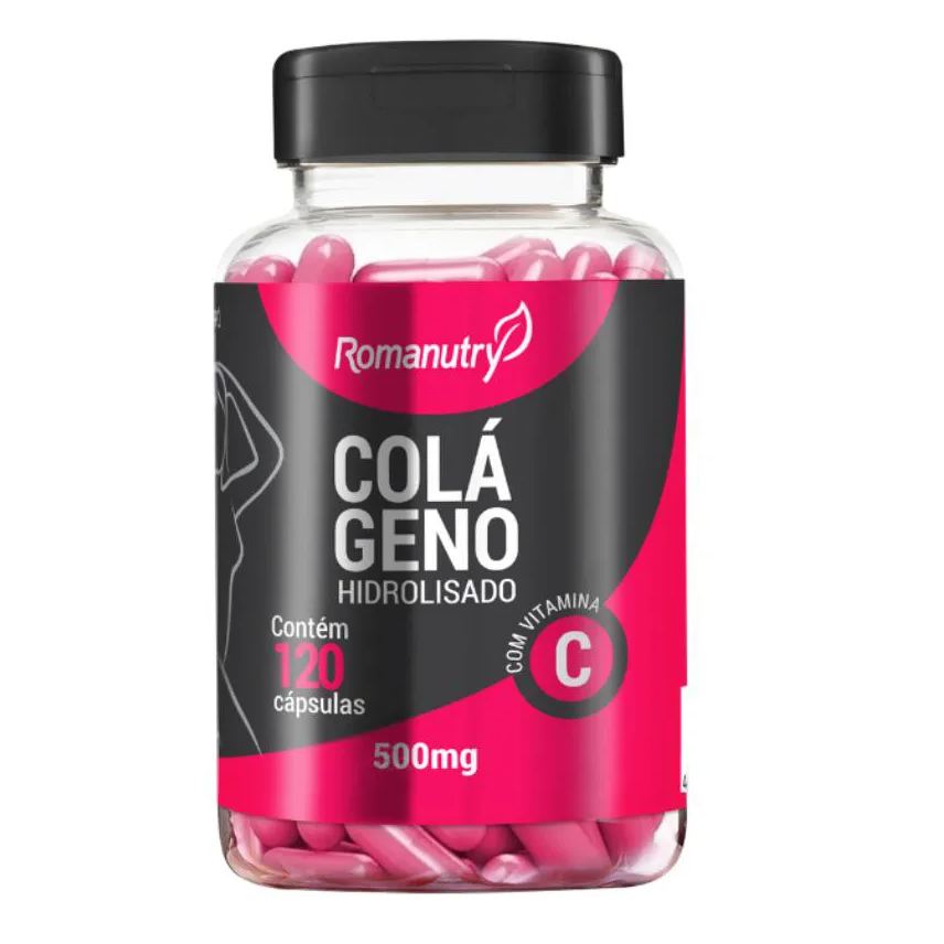Romanutry Colágeno Hidrolisado com Vitamina C 120 cápsulas