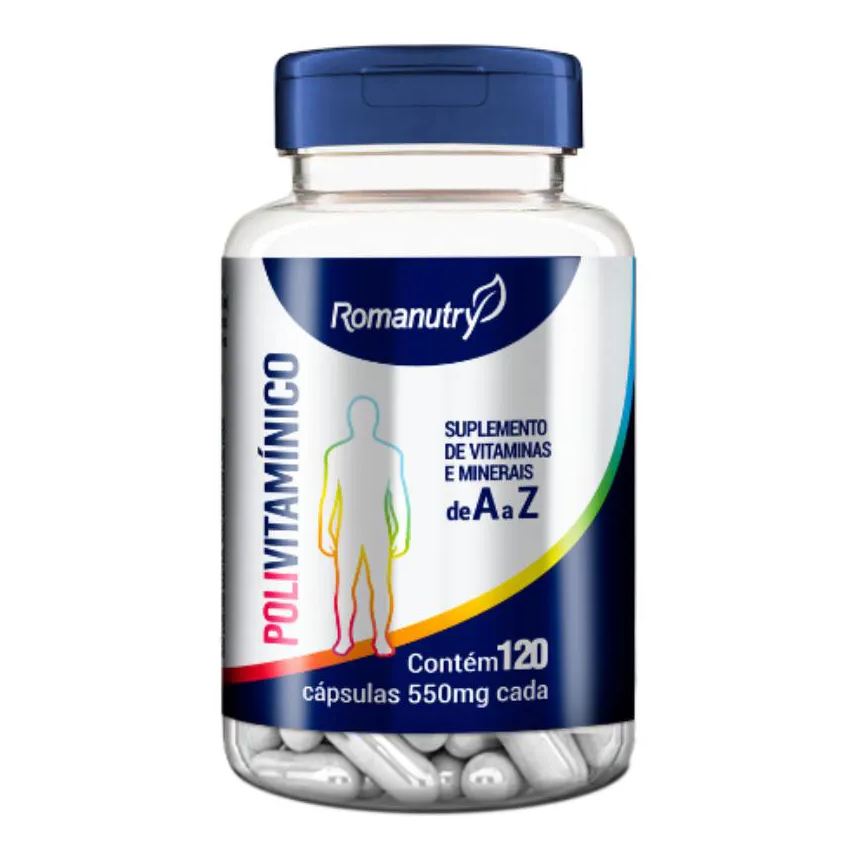 Romanutry Polivitaminico de a a Z 550mg 120 cápsula