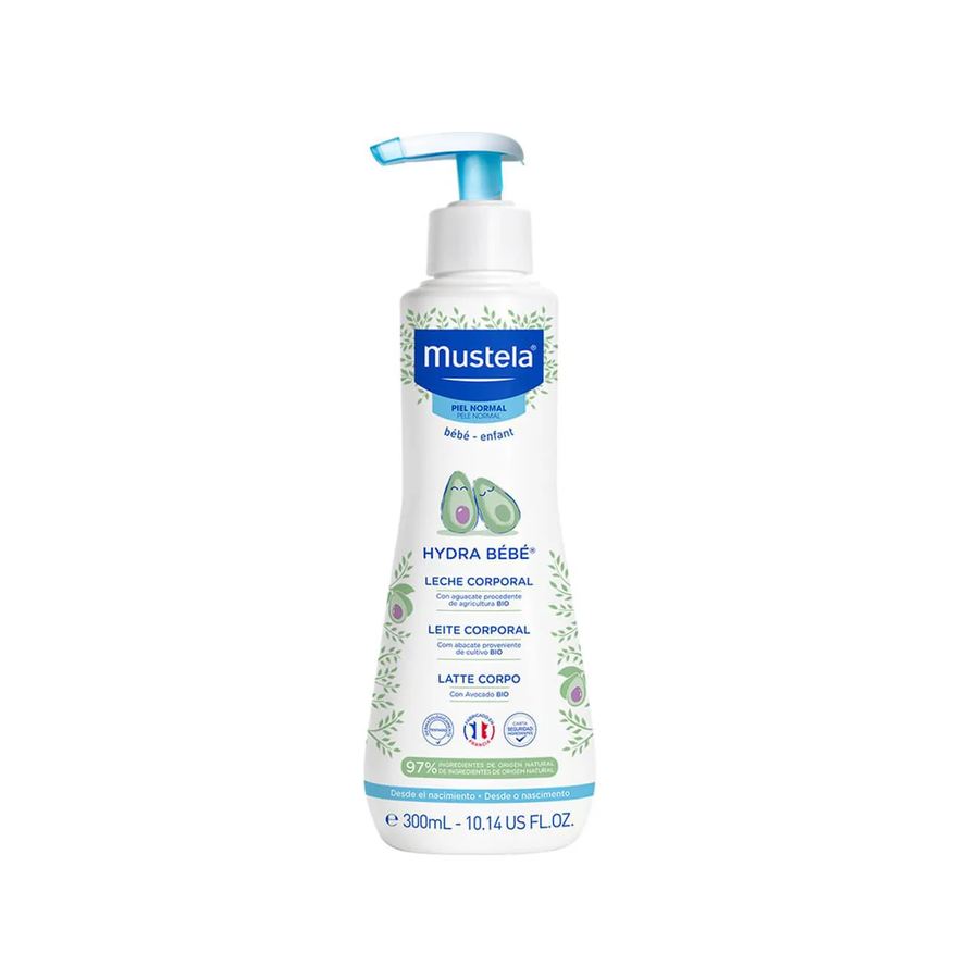 Mustela Hidratante Corporal Infantil Hydra Bebê com 300ml