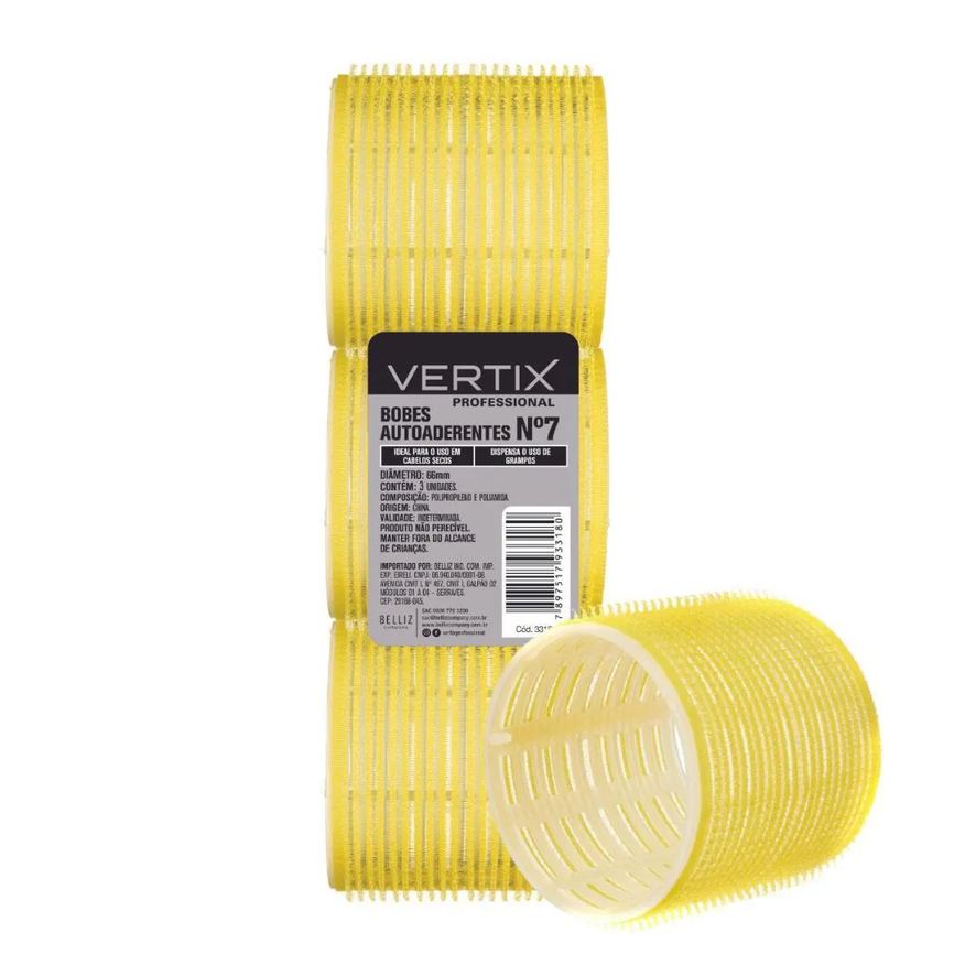 Big Universo Bobes Autoaderentes Vertix Nº 7 Amarelo Cód.3318