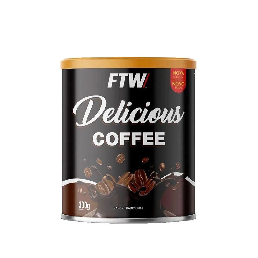 Ftw Sports Nutrition Delicious Coffee (300g) - Sabor: Tradicional