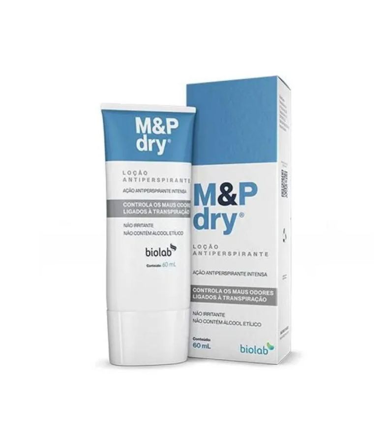 Biolab M&P Dry Loção Antitranspirante para Mãos e Pés 60ml