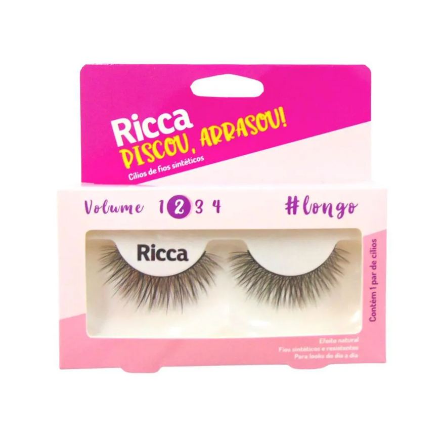 Big Universo Cílios Postiços Ricca Belliz Piscou,arrasou Vol:2 Longo Cód.2678