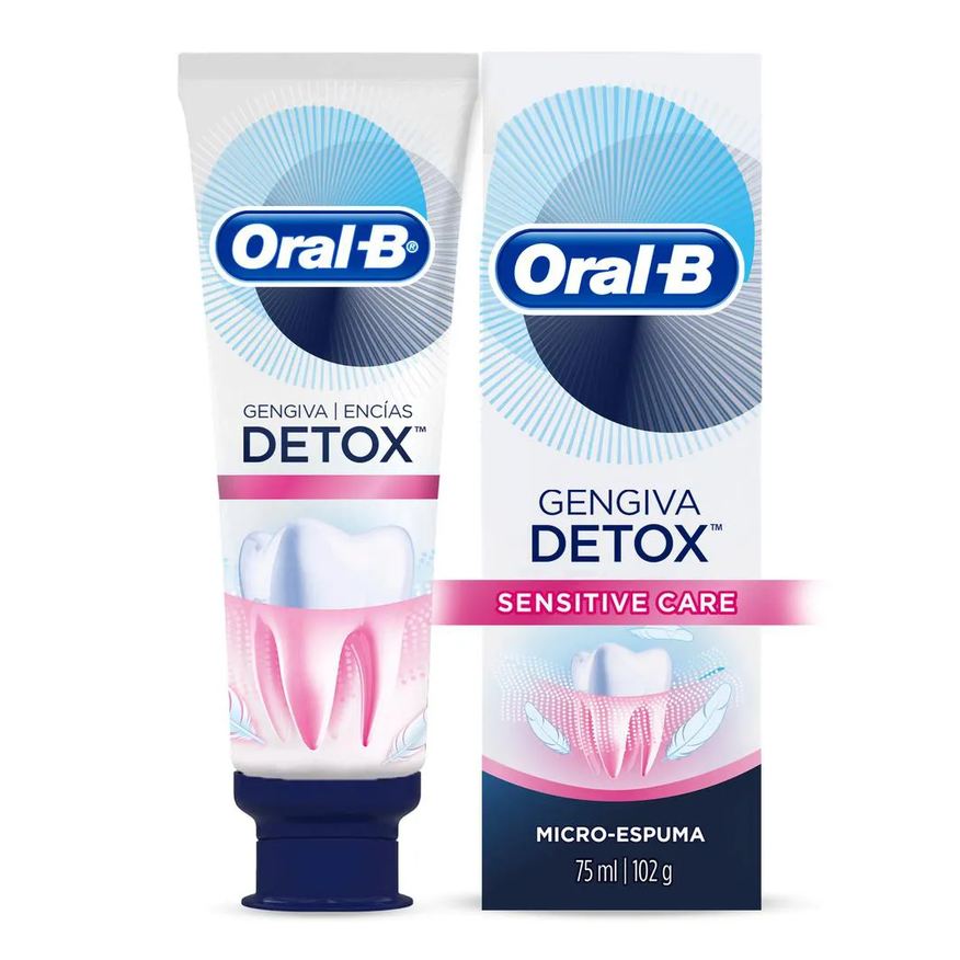Oral-B Creme Dental Gengiva Detox Sensitive Care 102g