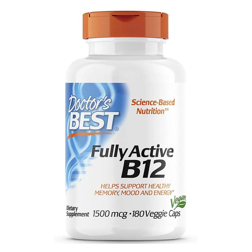 Doctor's Best Vitamina B12 Metilcobalamina 1500mcg 180 cápsulas V Doctors Best