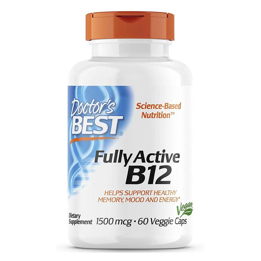 Doctor's Best Vitamina B12 Metilcobalamina 1500mcg 60 cápsulas V Doctors Best