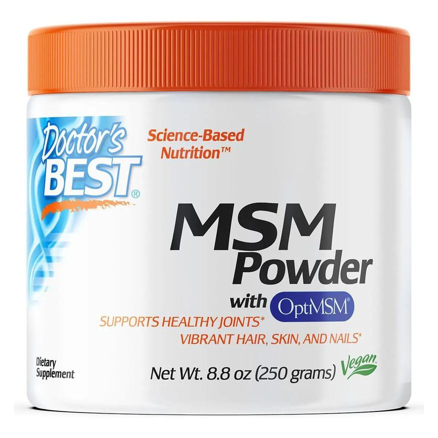 Doctor'S Best Msm Metilsulfatometano Em Pó 83X 3000mg = 250g