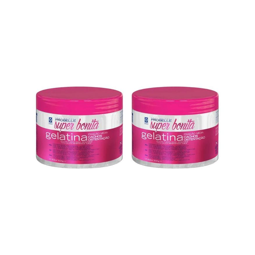 Probelle Gelatina Capilar Super Bonita 500g Cachos Osten 2un