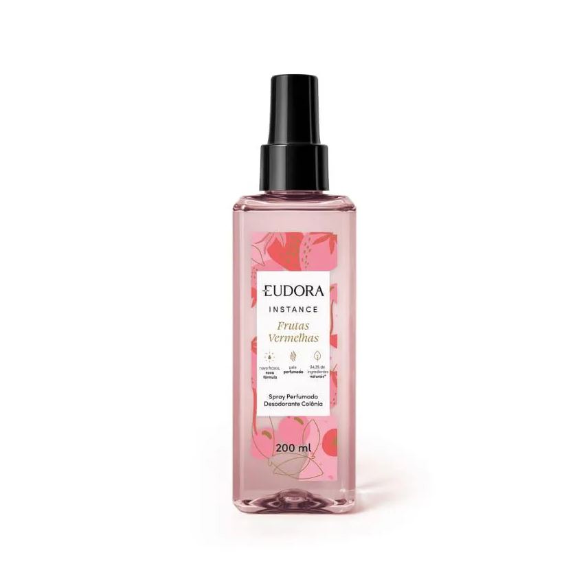 Eudora Instance Frutas Vermelhas Des Colonia Spray 200ml