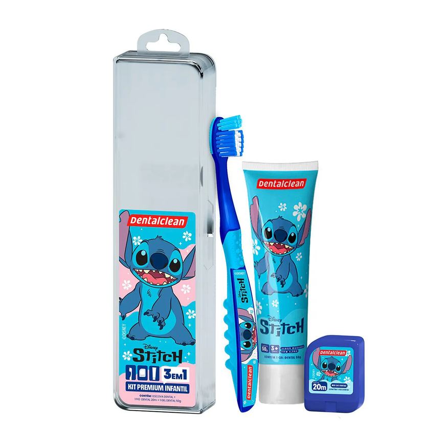 Dentalclean Escova de Dente Infantil Stitch 3+Anos Macia