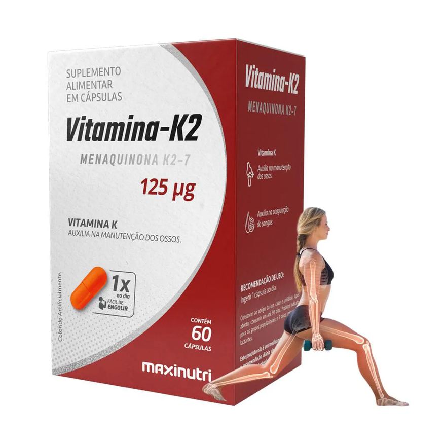 MAXINUTRI VITAMINA K2 MENAQUINGOLD MENAQUINONA K2-7 60 Cápsulas