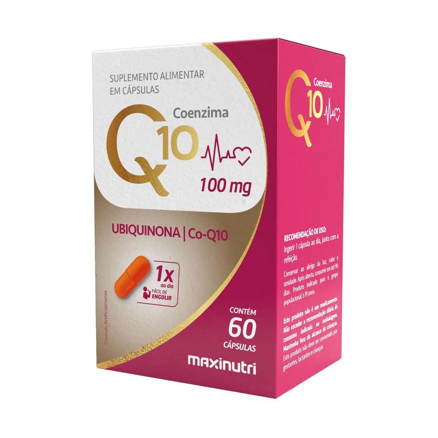 MAXINUTRI COENZIMA Q10 GOLD UBIQUINONA 100mg 60 CáPSULAS