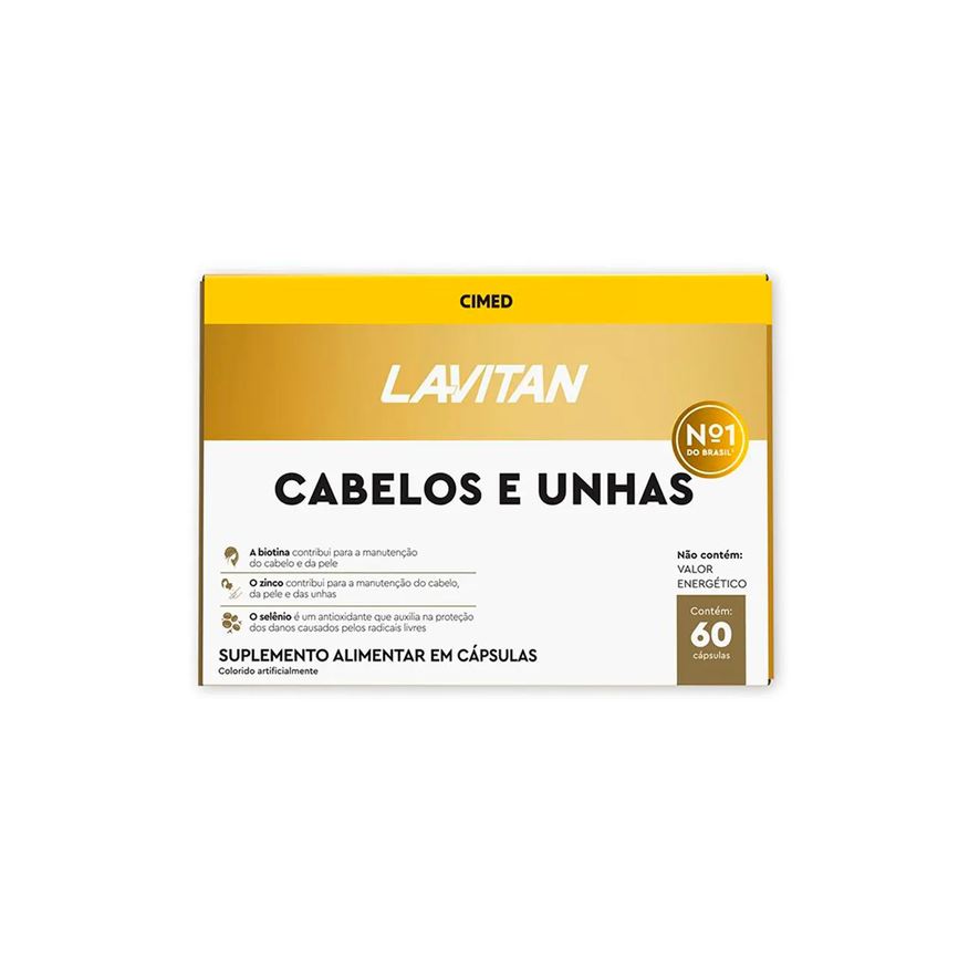 Polivitamínico Kit Lavitan A-Z Mulher 60 comprimidos + Cabelos e Unhas 60 cápsulas