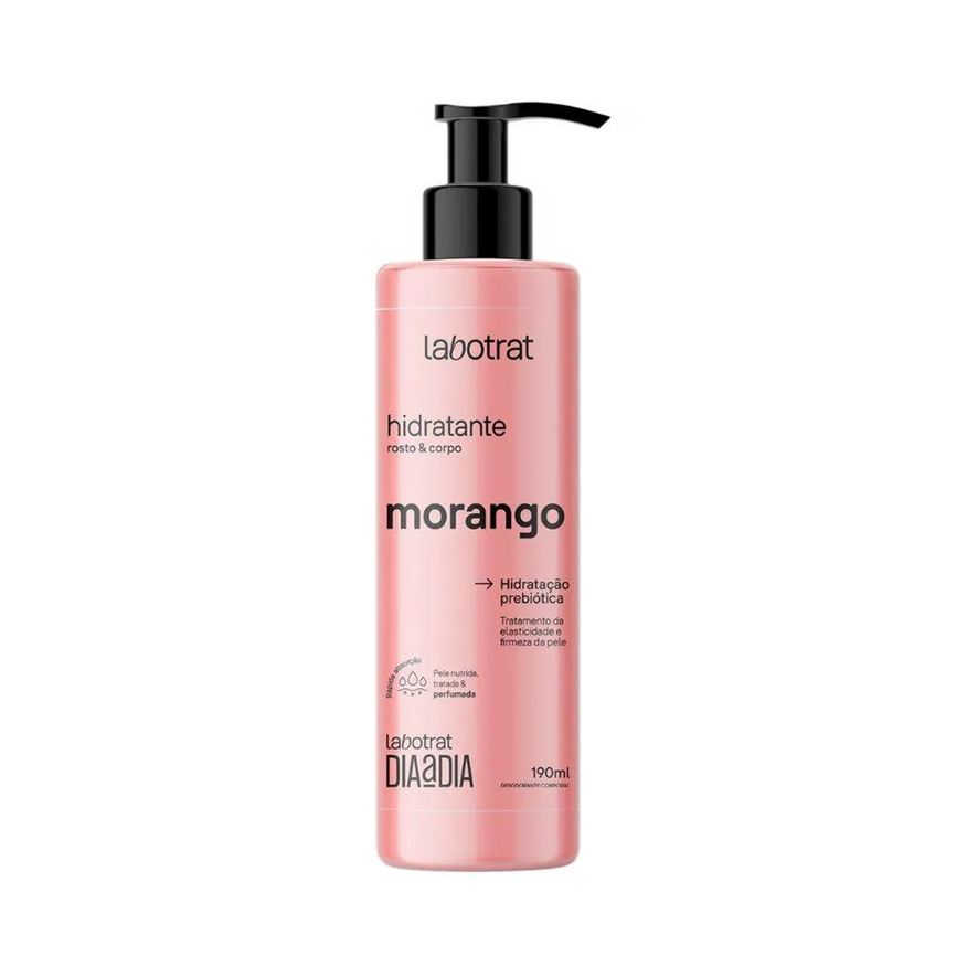 Labotrat Hidratante Rosto e Corpo Morango Dia a Dia 190ml