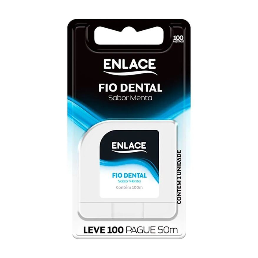 Enlace Fio Dental 100m - Embalagem com 12 unidades