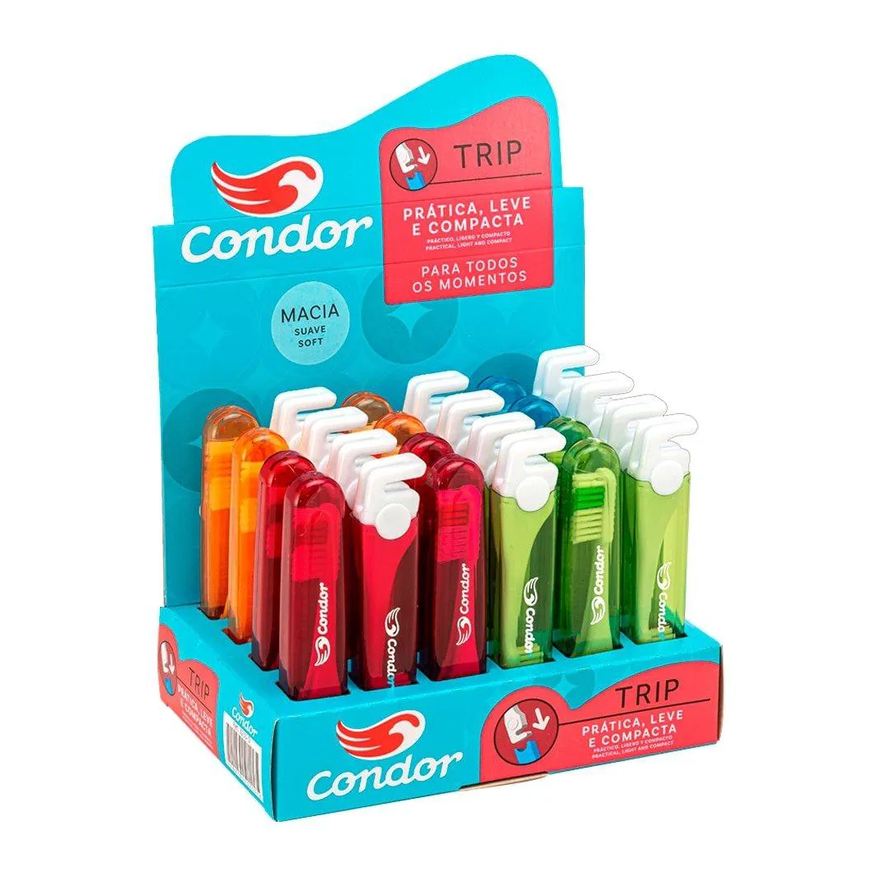 Condor Escova Dental Sm 3235 Trip Embalagem com 24 unidades