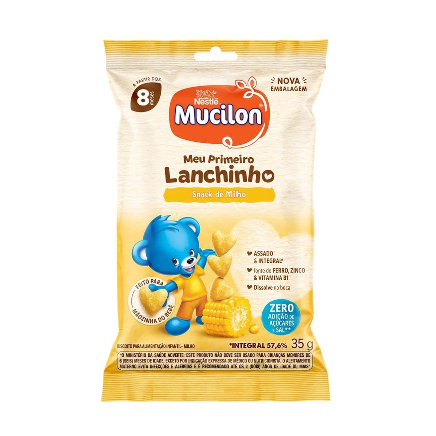 Mucilon Snack Nestlé Primeiro Lanchinho Tradicional 35g