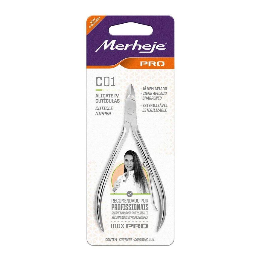 Merheje Alicate para Cutícula Professional Inox