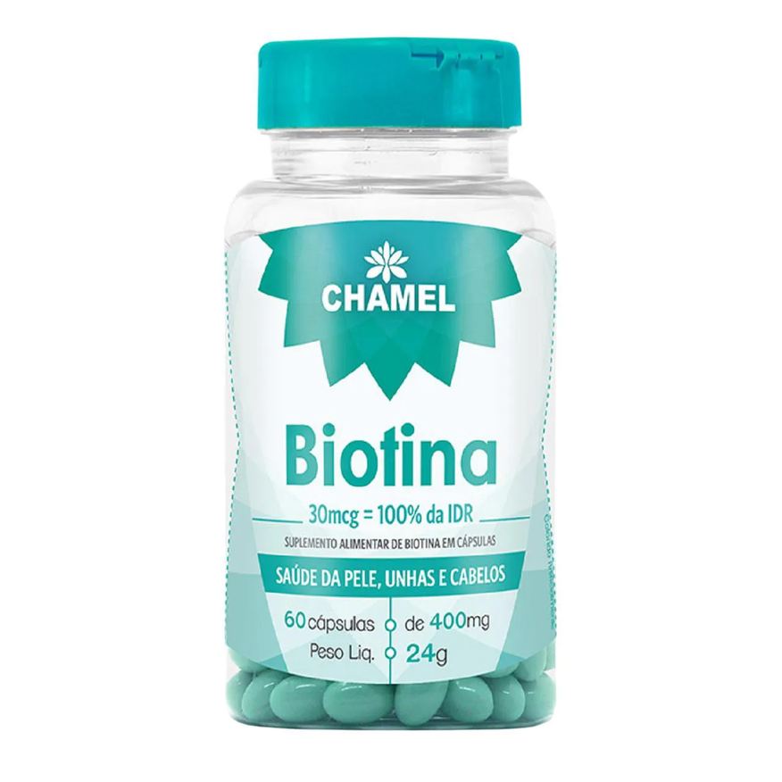 Chamel Biotina 30mcg 60 cápsulas de 400mg
