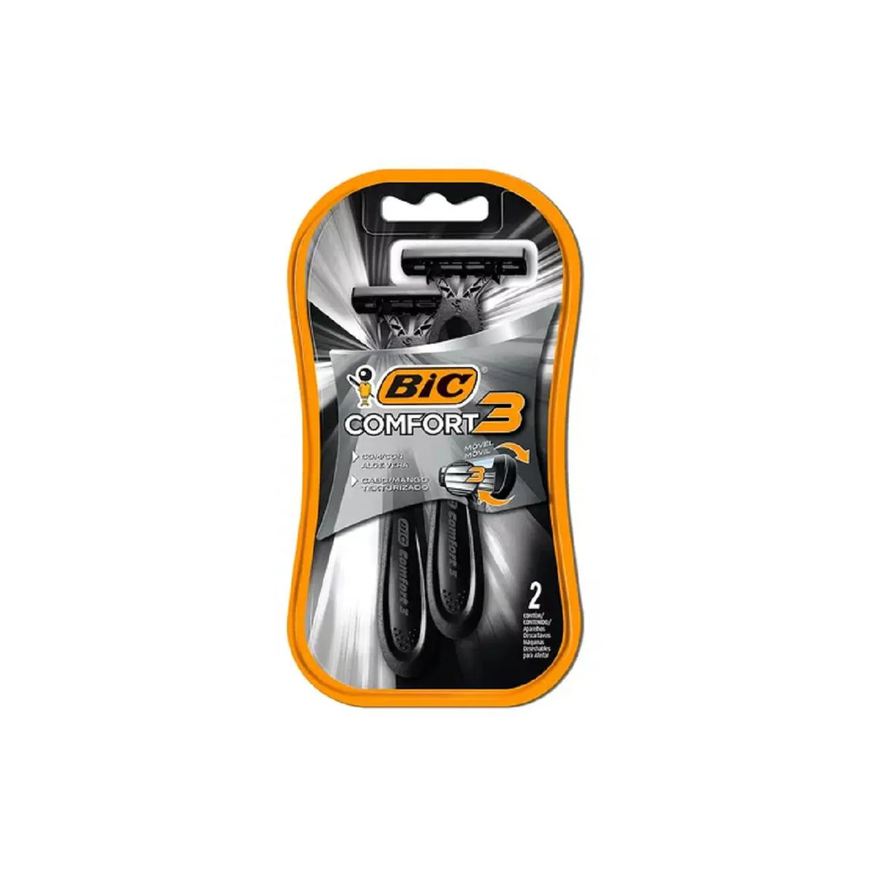 Bic Aparelho de Barbear 3 Comfort Black 2un - Bic