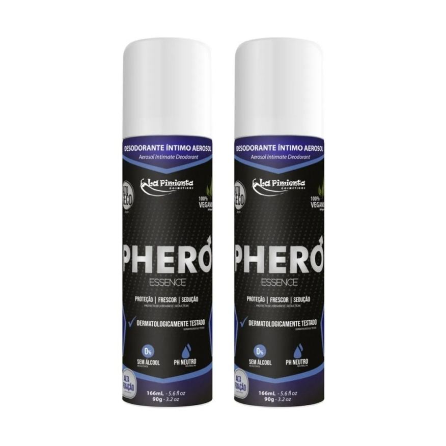 Phero Tirar Mau Cheiro Na Virilha Masculina Higiene do Homem Kit 2
