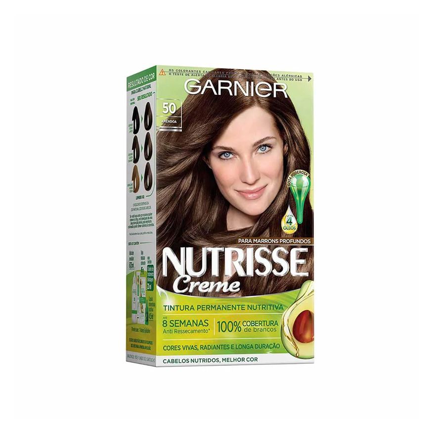 Nutrisse Tinta de Cabelo Permanente Creme - 50 Amêndoa