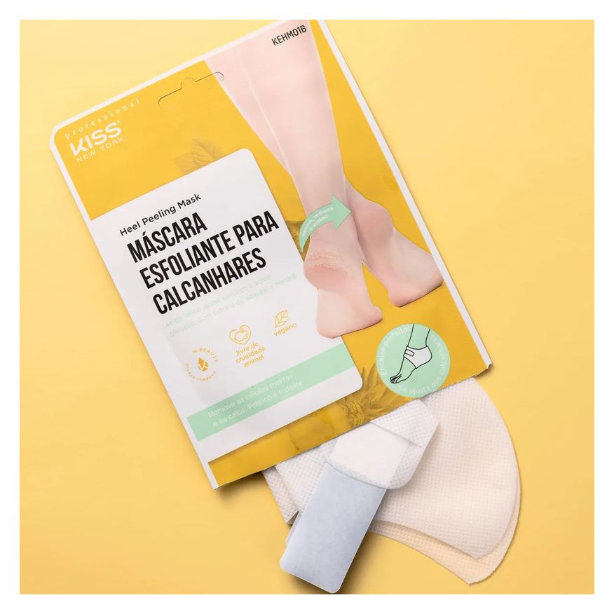 Esfoliante Máscara para Calcanhares - Kiss New York