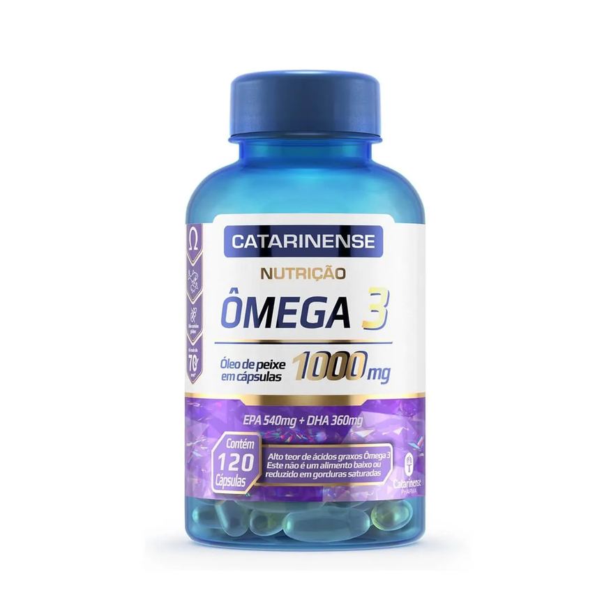 CATARINENSE SUPLEMENTO ALIMENTAR ÔMEGA 3 NUTRIçãO 120CPS