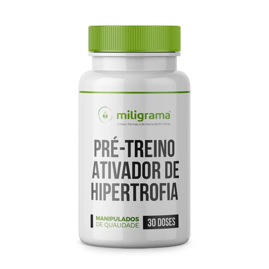 Miligrama Pré-treino Ativador de Hipertrofia 30 Doses