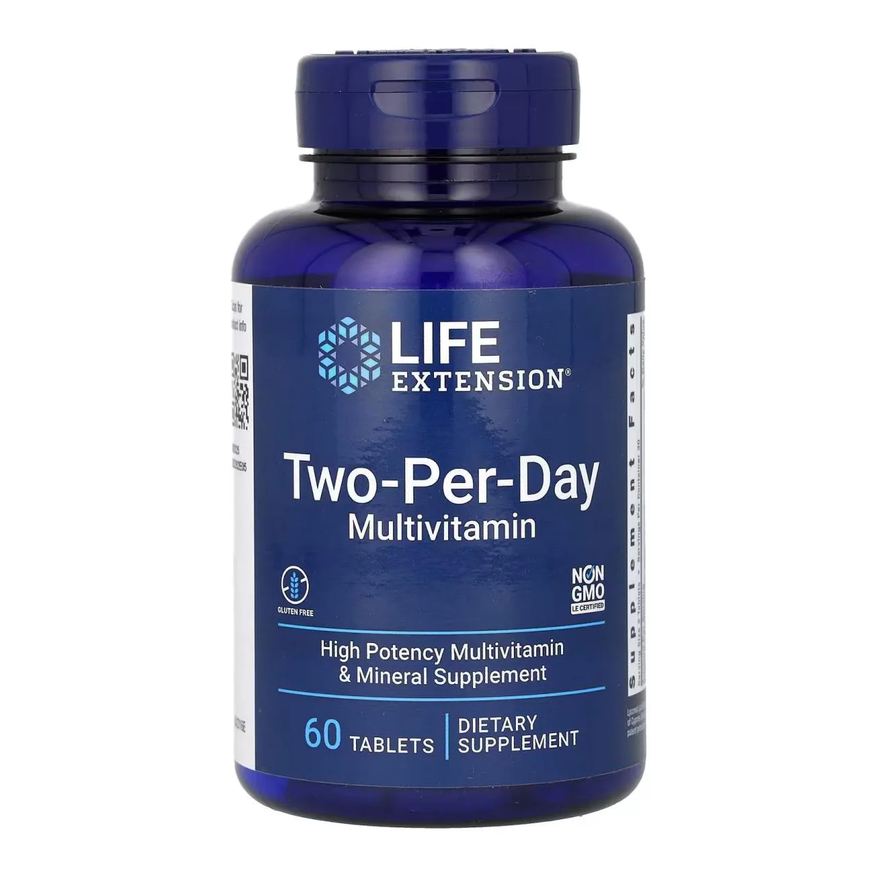 Life Extension Two-per-day Multivitamínico 60 Tabletes