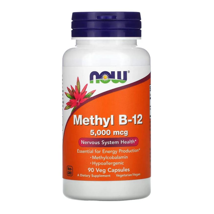 Now Foods Metil B12 5000mcg 90 Capsulas Veganas