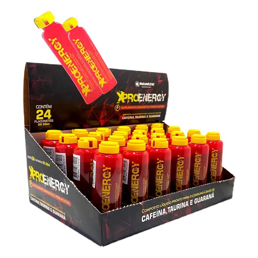 Natunéctar Xproenergy - Aumento de Energia,estimulo de Força,aumento de Desempenho 24 Flaconetes 20ml