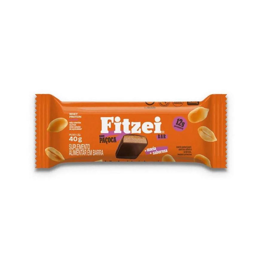Vitafor Fitzei Bar (40g) - Sabor: Paçoca