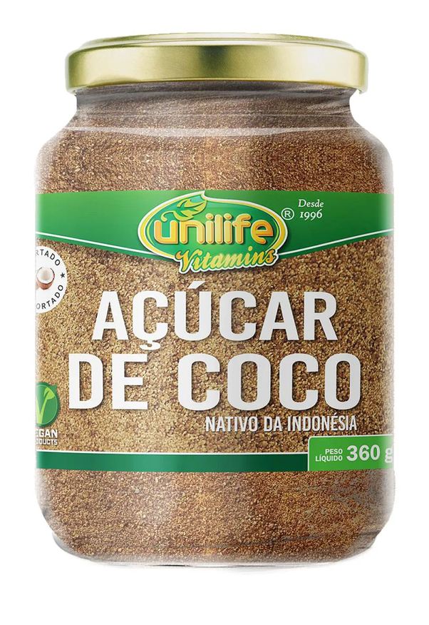 Unilife AçúCAR DE COCO 360g
