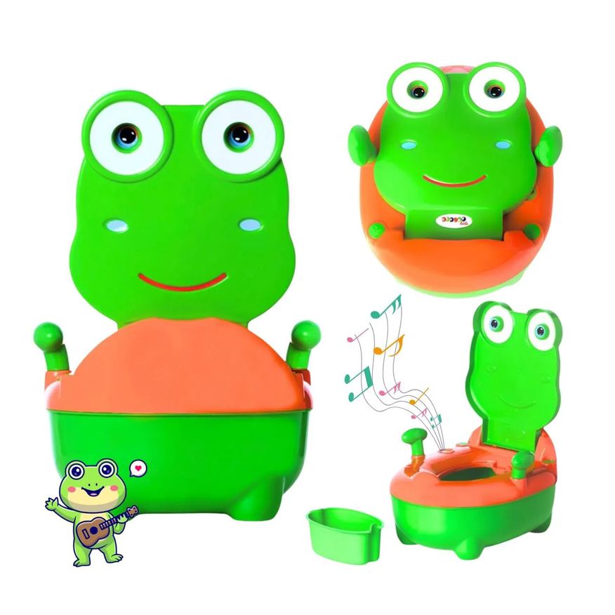 Replay Kids Troninho Penico Infantil Musical Sapinho Verde