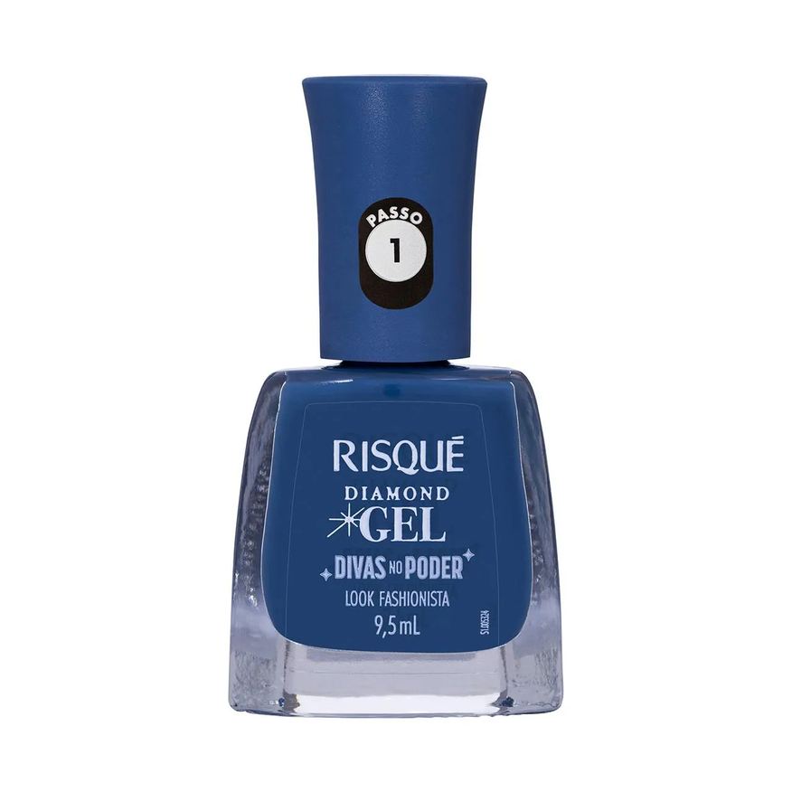 Risqué Esmalte Cremoso Diamond Gel Divas no Poder 9,5ml - Look Fashionista