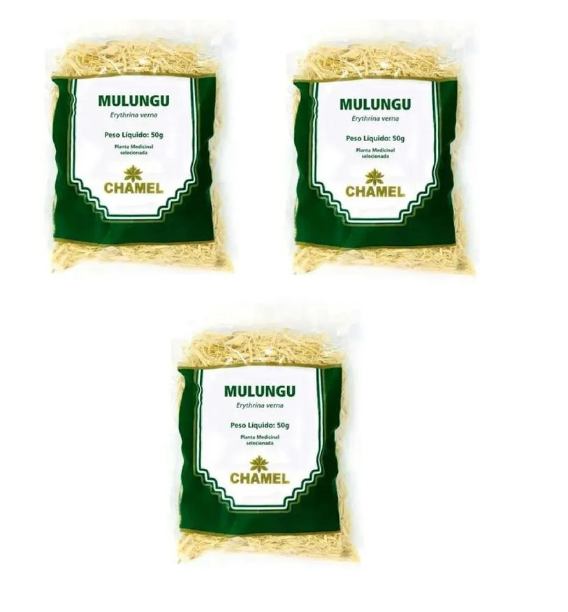 Chamel Kit 03 Pacote de Chá Mulungu 50g