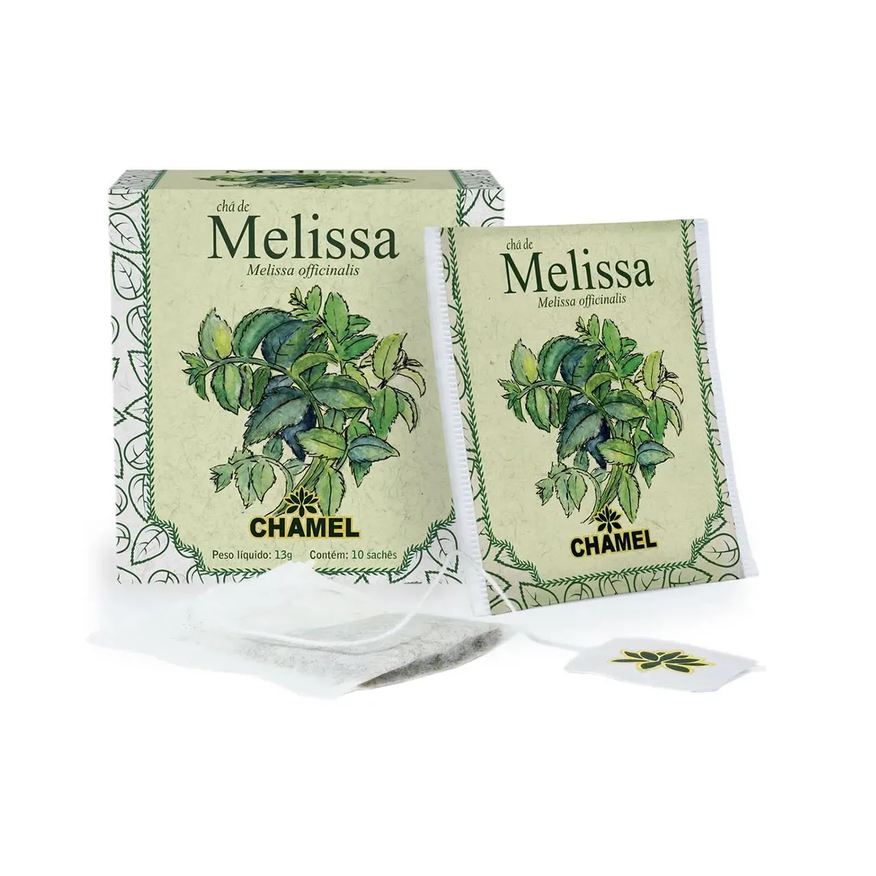 Chamel Chá de Melissa com 10 Sachês 13g