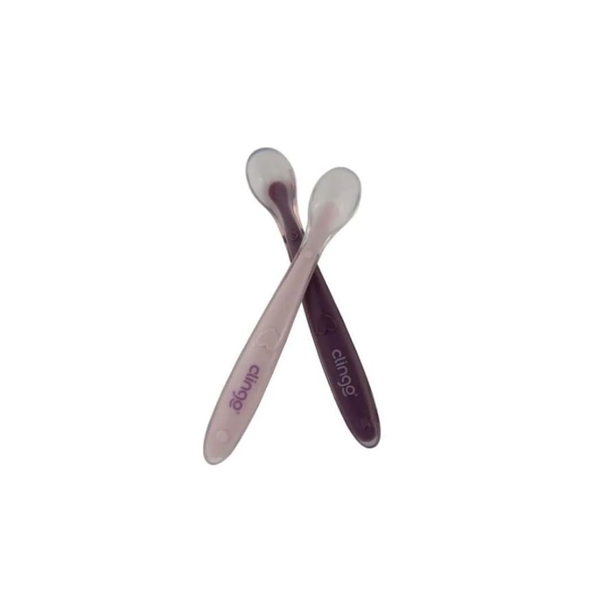 Clingo Colher Silicone Premium Colors Rose 2un