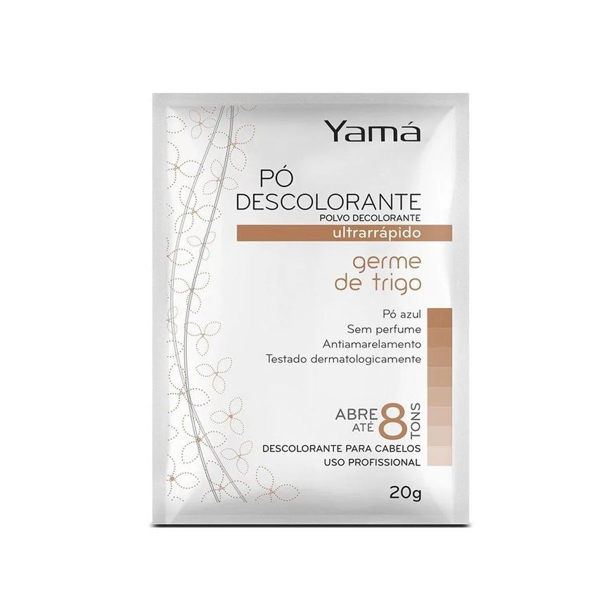 Yamasterol Descolorante em Pó Yamá Germe de Trigo 20g - Embalagem com 12 unidades