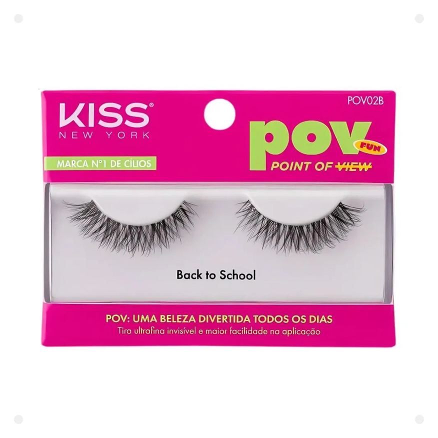 Kiss New York Cílios Postiços Pov Back To School Pov02b
