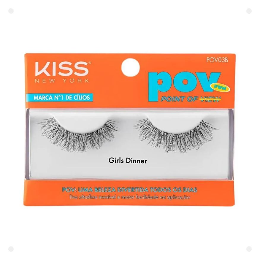 Kiss New York Cílios Postiços Pov Girls Dinner Pov03b
