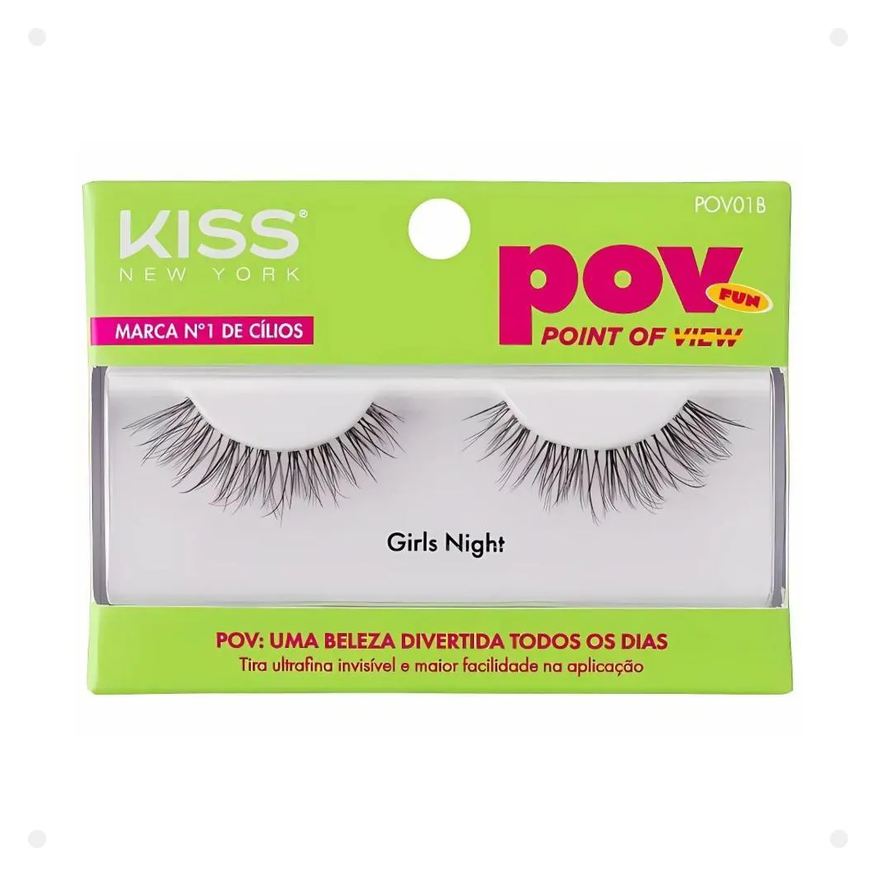 Kiss New York Cílios Postiços Pov Girls Night Pov01b