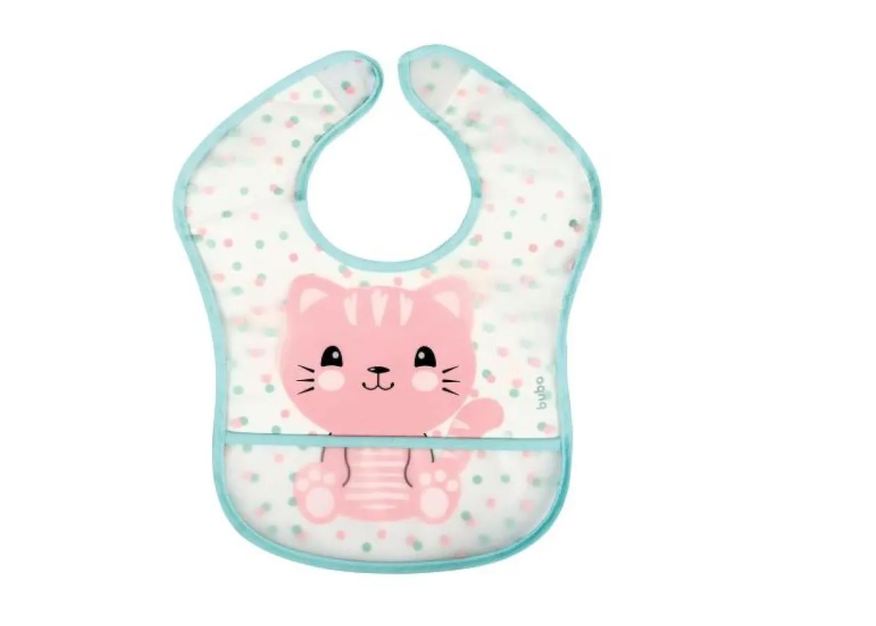 BUBA BABADOR IMPERMEáVEL COM BOLSO GATINHO