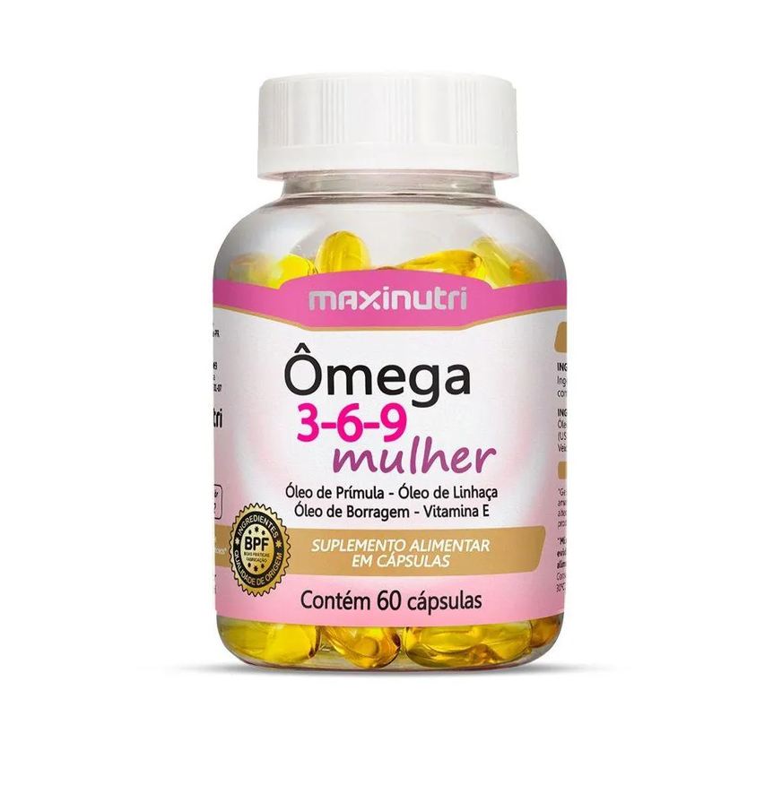 Maxinutri Ômega 3-6-9 Mulher (60 Cápsulas)