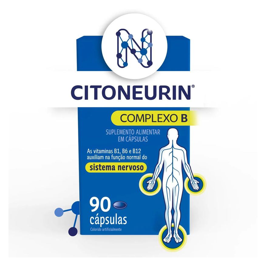 Citoneurin Polivitamínico Complexo B 90 Cápsulas