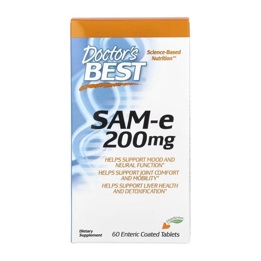 Doctor's Best Same (dissulfato Tosilato) 200mg 60 Comprimidos com Revestimento Entérico