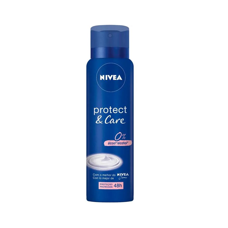 Nivea Desodorante Protect & Care 150ml 0% Álcool - Nivea