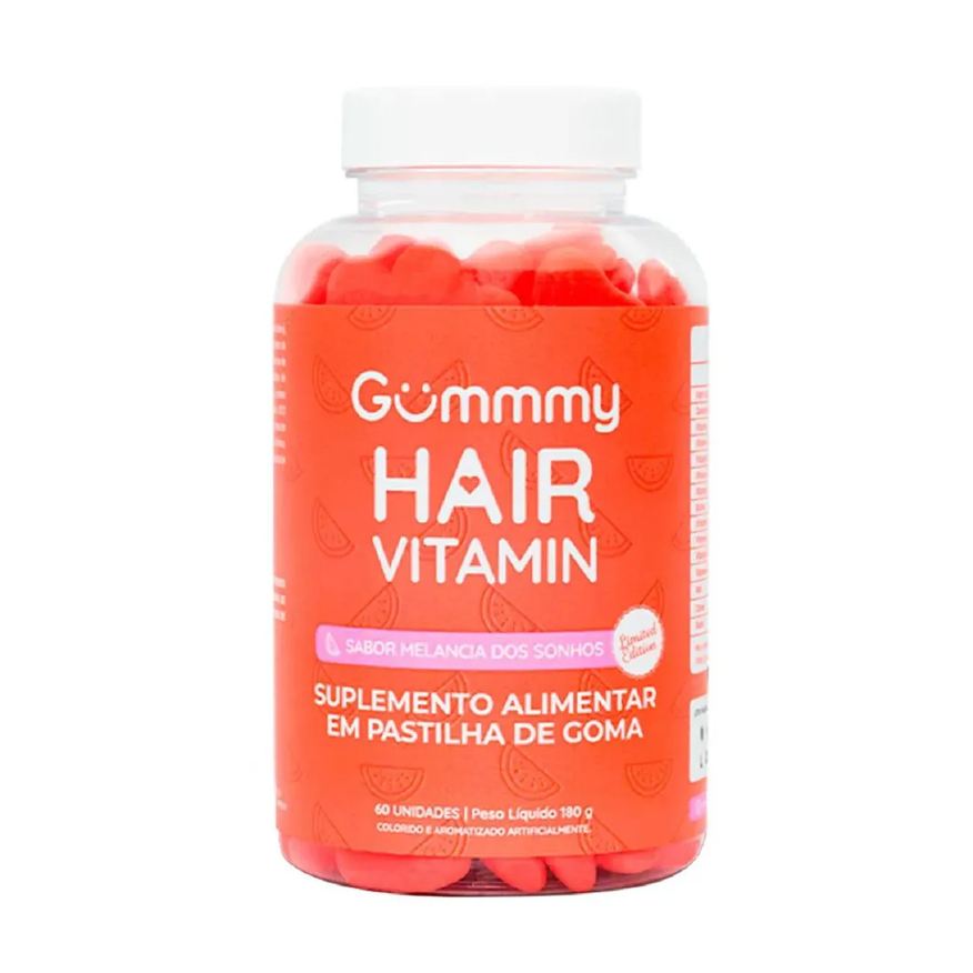 Gummy Hair Sabor Melancia Dos Sonhos 60 Gomas - Gummy